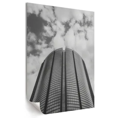 Tulup Poster Schwarz 59x84x0.1 cm