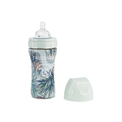 Twistshake Babyflasche Gelb, Grün 7.6x19.2x7.6 cm
