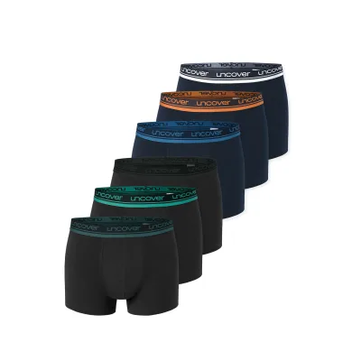 uncover by SCHIESSER Herren Trunk Cotton Serie 6er Pack