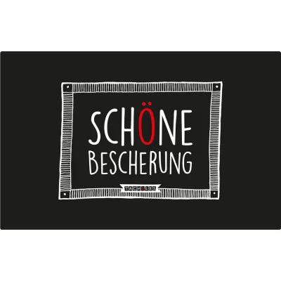 United Labels Brettchen Schwarz 14.5x23.5 cm
