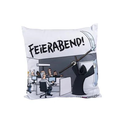United Labels Zierkissen Grau 40x40 cm