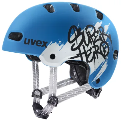 Uvex Kid 4 Style, Fahrradhelm, Junior, blau