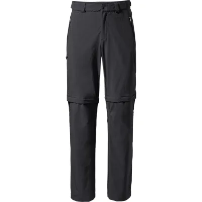 Vaude Men's Farley Stretch T-Zip Pants III, Wanderhosen, Herren, schwarz