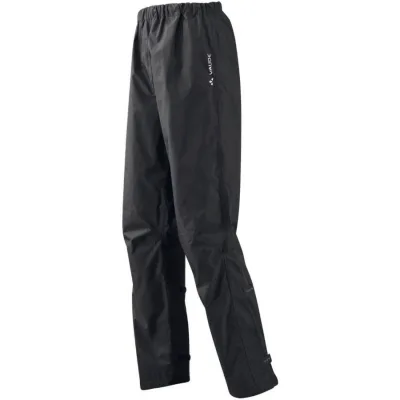 Vaude Men's Fluid Pants II S/S+L/S, Regenhose, Herren, schwarz