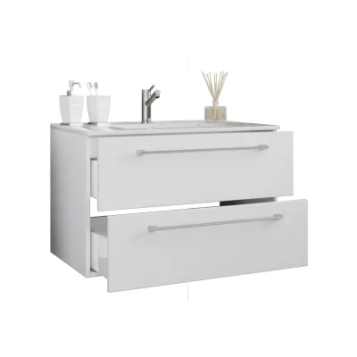 Mid.you Waschtischkombi VCM Badinos Honigeiche 61 cm