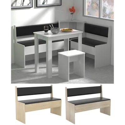 Mid.you Sitzbank Sonoma Eiche 110x80x42 cm