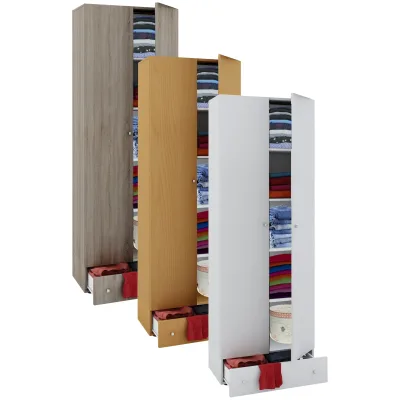 Mid.you Mehrzweckschrank Buche 198x70 cm