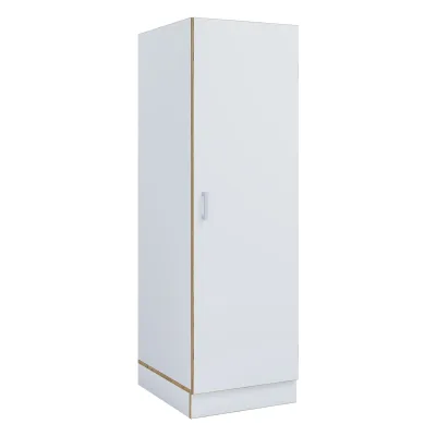 Mid.you Wäscheschrank Rislo Anthrazit, Honigeiche 50x162x60 cm