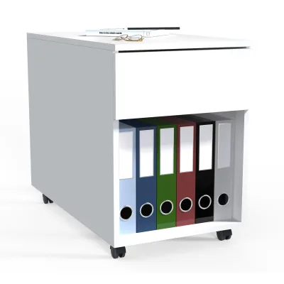 Mid.you Rollcontainer Anthrazit 39x55x70 cm