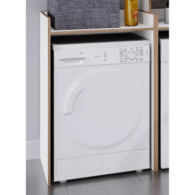 Mid.you Waschmaschinenschrank Rislo Anthrazit, Honigeiche