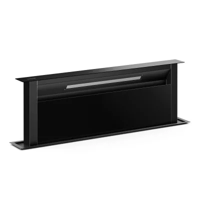 Velaire Downdraft-System   Edel, minimalistisch, kraftvoll   Energieklasse A++   906 m³/h   90 cm