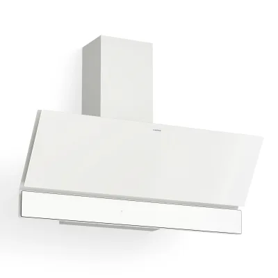 Velaire Dunstabzugshaube   Edel, minimalistisch, kraftvoll   Energieklasse A++   820 m³/h   90 cm Weiß