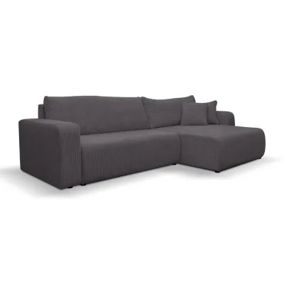 Venasi Möbel Ecksofa Dunkelgrau 274x142 cm