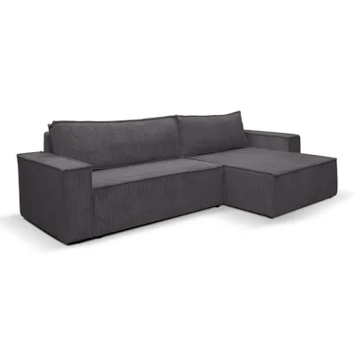 Venasi Möbel Ecksofa Dunkelgrau 274x142 cm
