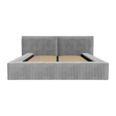 Vente-Unique Bett Hellgrau 160x200 cm