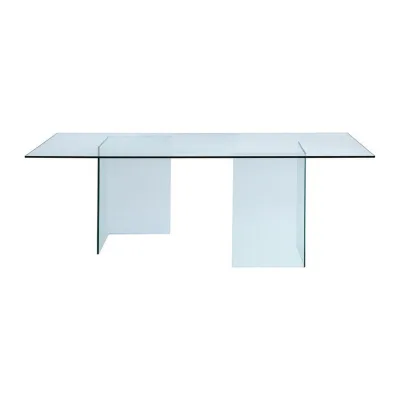 Vente-Unique Esstisch Transparent 210x75x90 cm
