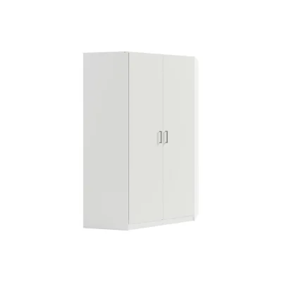 Vente-Unique Kleiderschrank Weiß 117.5x197.5x117.5 cm