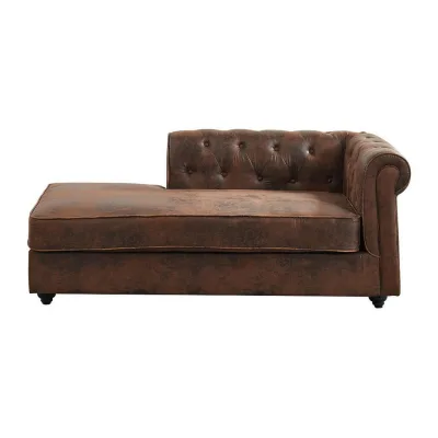 Vente-Unique Recamiere Braun 170x73x85 cm