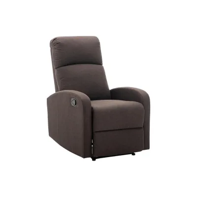 Vente-Unique Relaxsessel Braun 65x101x91 cm
