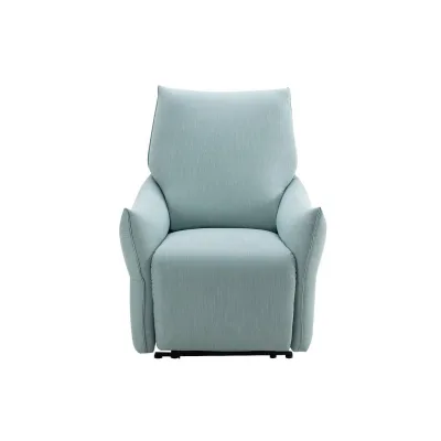 Vente-Unique Relaxsessel Hellblau 105x92x87 cm
