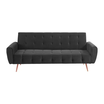 Vente-Unique Schlafsofa Anthrazit 209x83x83 cm