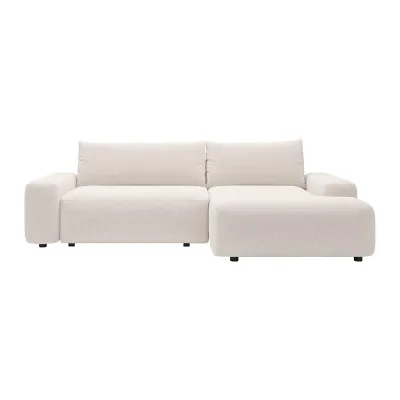 Vente-Unique Schlafsofa Creme 264x87x162 cm