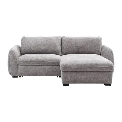 Vente-Unique Schlafsofa Grau 236x88x167 cm