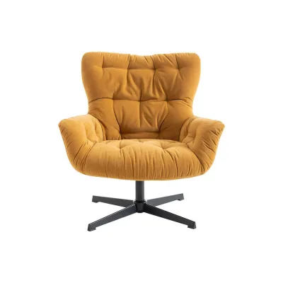 Vente-Unique Sessel Gelb 83x87x83 cm