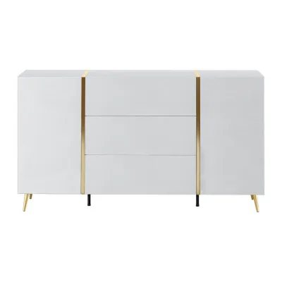 Vente-Unique Sideboard Weiß 158x87x41 cm