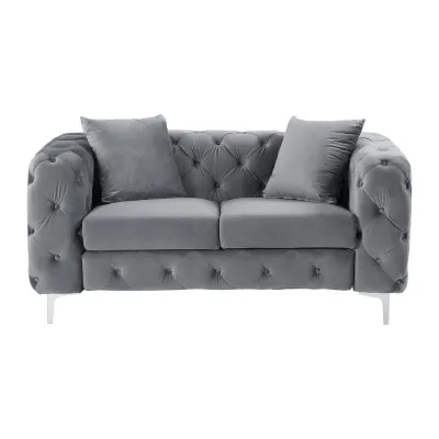 Vente-Unique Sofa Anthrazit 162x76x91 cm
