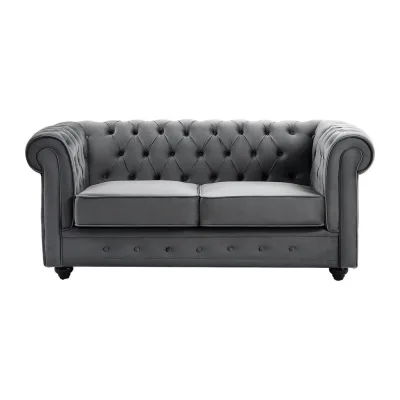 Vente-Unique Sofa Anthrazit 165x72x88 cm