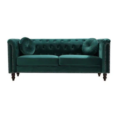 Vente-Unique Sofa Grün 190x79x77 cm