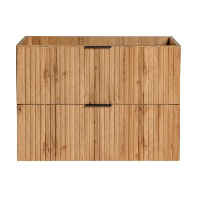 Vente-Unique Waschbeckenunterschrank Natur 80x57x46 cm