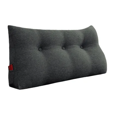 Vercart Rückenkissen Schwarz 50x140 cm
