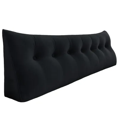 Vercart Rückenkissen Schwarz 50x200 cm