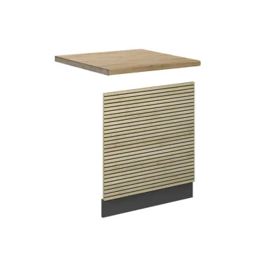 Vicco Frontblende Eiche, Anthrazit 60x67.4x60 cm