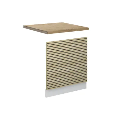 Vicco Frontblende Eiche, Weiß 60x67.4x60 cm