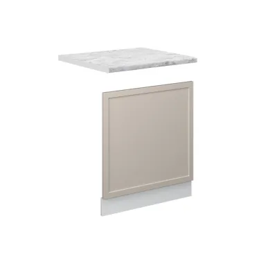 Vicco Frontblende Greige, Weiß 60x67.4x60 cm