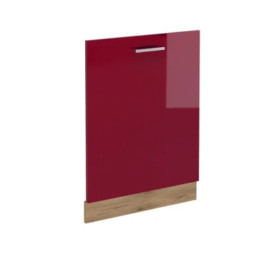 Vicco Frontblende Rot, Eiche 60x81.8x1.6 cm
