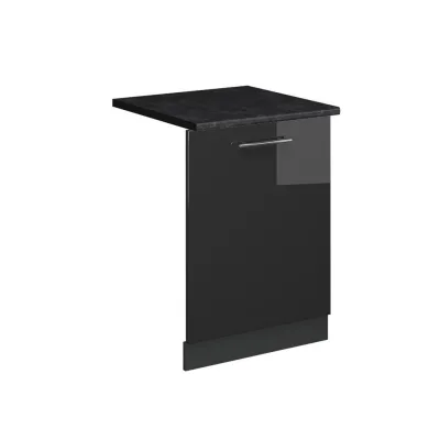 Vicco Geschirrspülblende Anthrazit, Anthrazit 60x81.8x60 cm