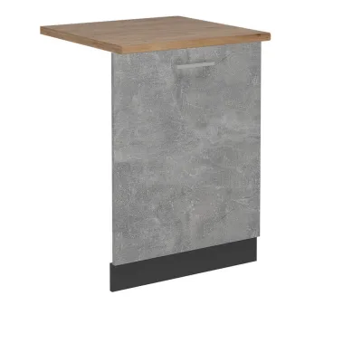 Vicco Geschirrspülblende Grau, Anthrazit 60x81.8x60 cm