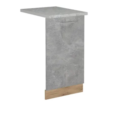 Vicco Geschirrspülblende Grau, Eiche 45x81.8x60 cm
