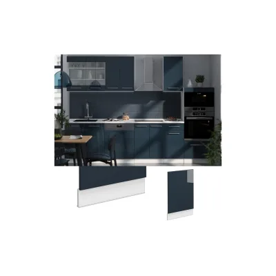 Vicco Frontblende Dunkelblau, Weiß 45x67.4x60 cm