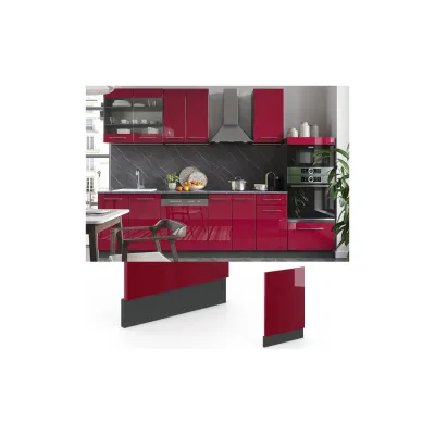 Vicco Frontblende Bordeaux, Anthrazit 45x67.4x1.6 cm