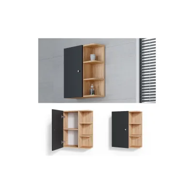 Vicco Badschrank Anthrazit 47.2x59.2x21 cm