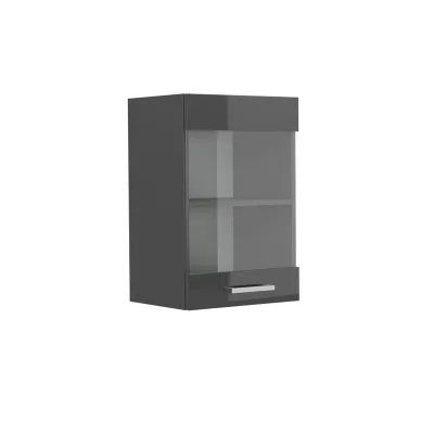 Vicco Küchenglasschrank Anthrazit, Anthrazit 40x60x31 cm