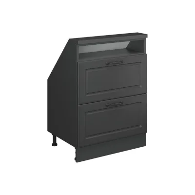 Vicco Küchenschrank Anthrazit, Anthrazit 60x83.8x46 cm