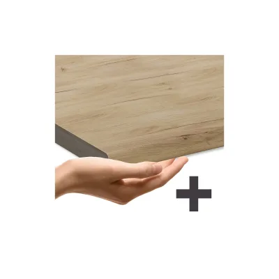 Vicco Küchenunterschrank Schwarz, Eiche 40x81.6x60 cm