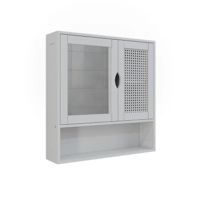 Vicco Spiegelschrank Weiß 56x58x13 cm