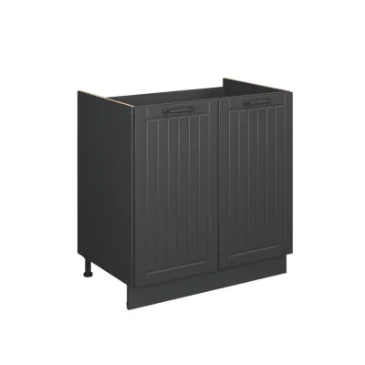 Vicco Spülenunterschrank Dunkelgrau, Anthrazit 80x82x60 cm